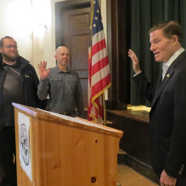 Blumenthal swears in Cornwall officials