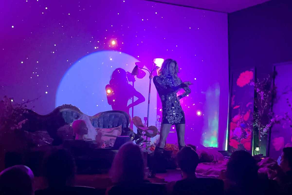 Local performer Vemilo transforms the Moviehouse